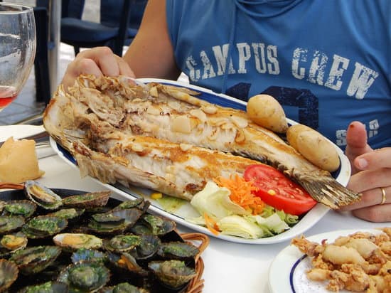 comida del restaurant mar azul